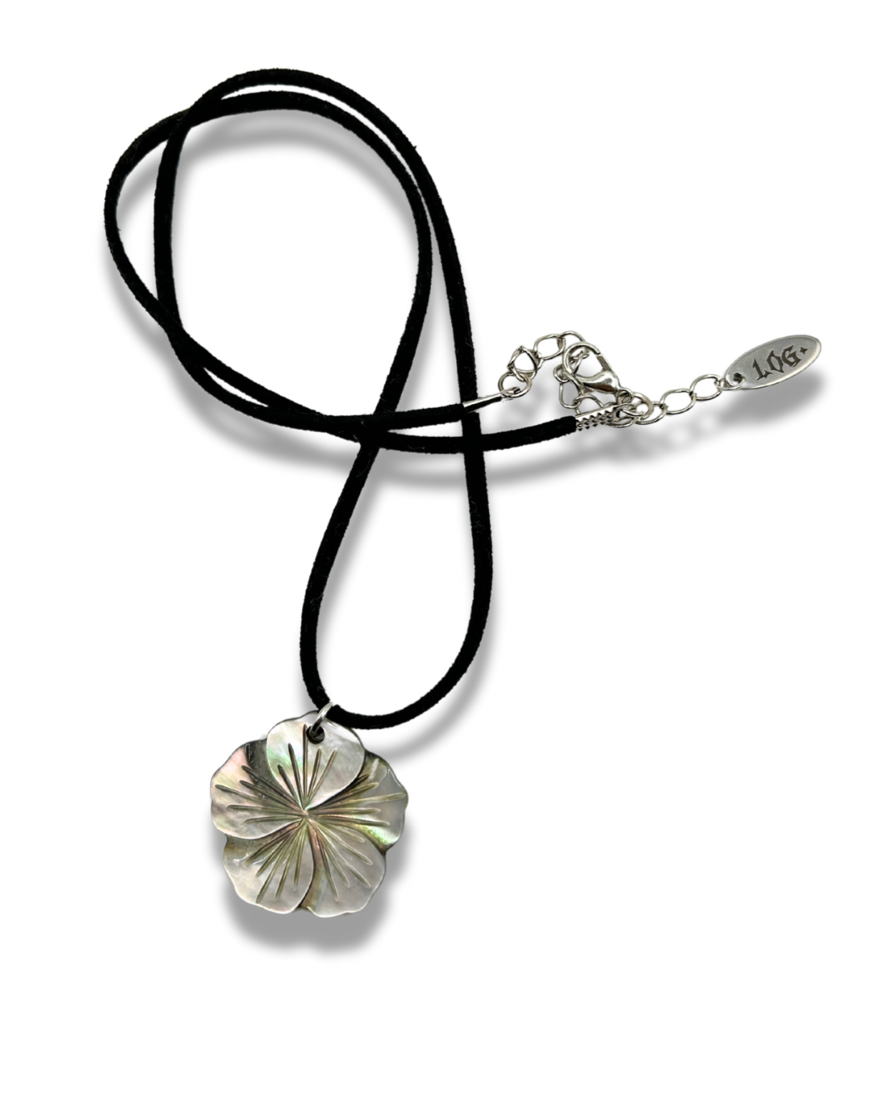 'Mother of Pearl' Flower Pendant Necklace