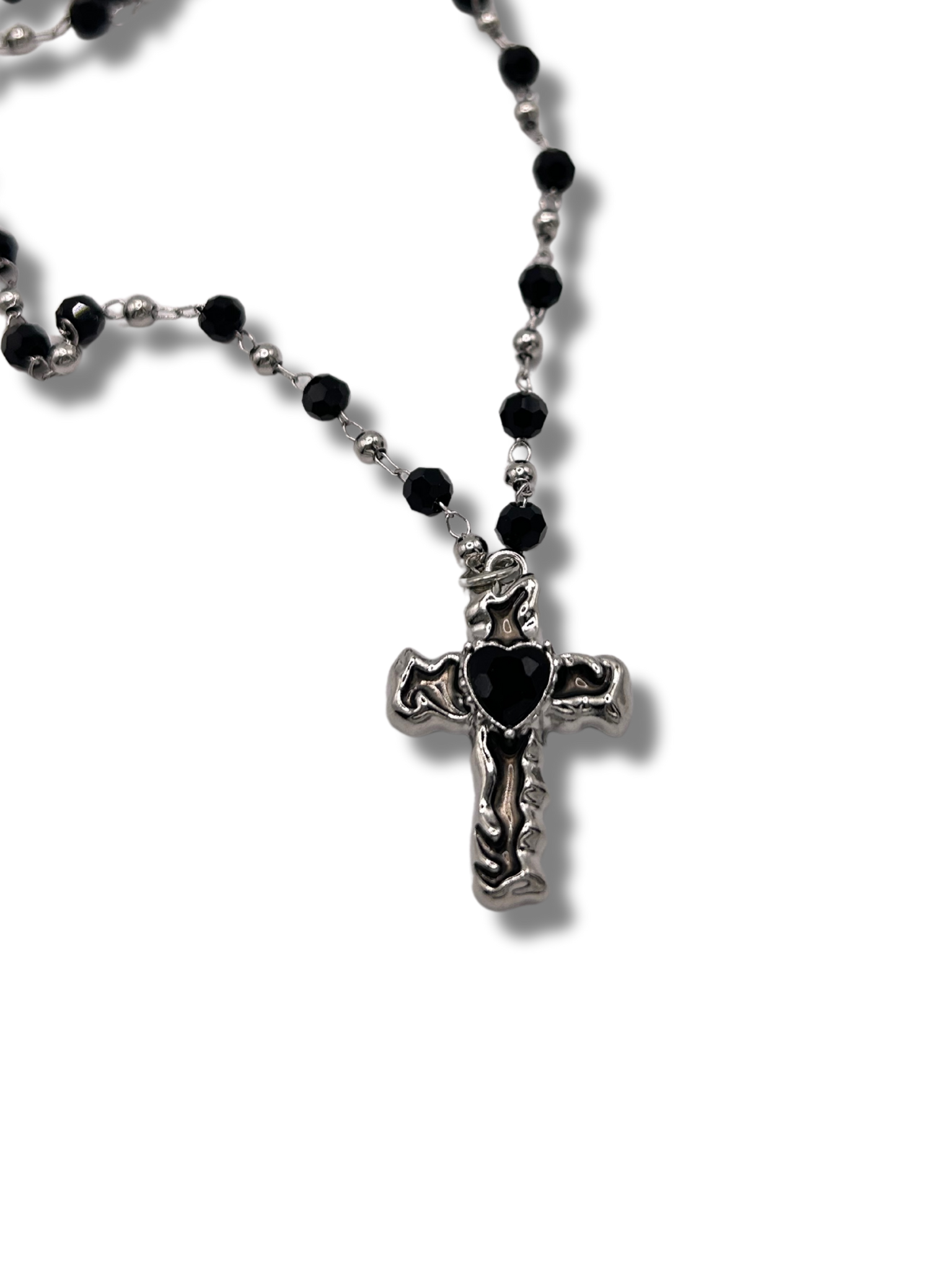 Black beaded on sale Rosary