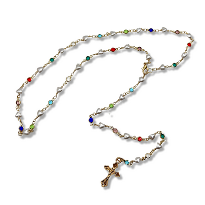 'Janeen' Lariat Cross Chain